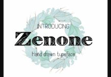 Zenone Font Poster 1