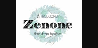 Zenone Font Poster 1