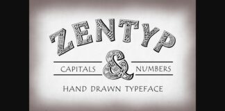 Zentyp Font Poster 1