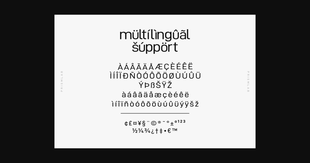 Zero Font Poster 6