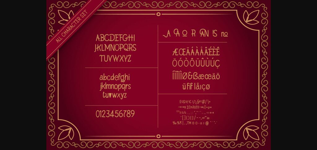 Zeventien Font Poster 4
