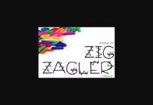 Zig Zagler Font Poster 1