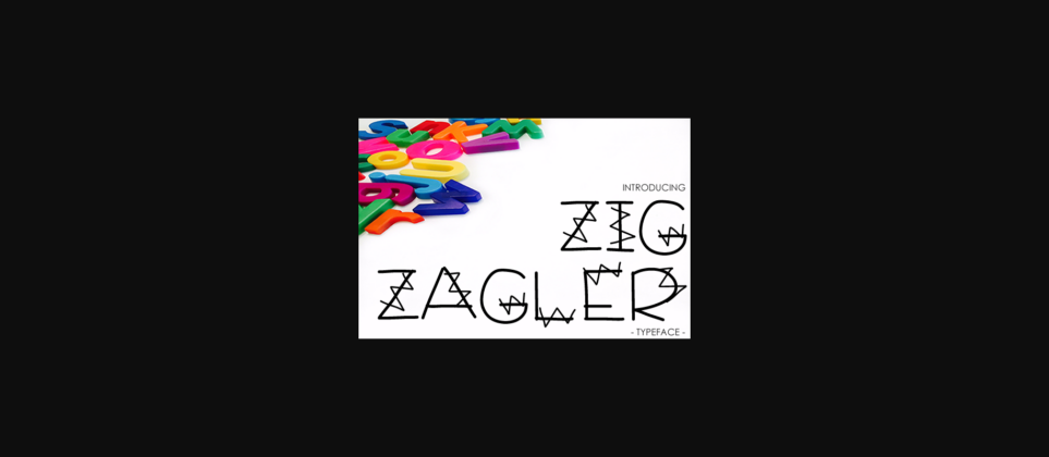 Zig Zagler Font Poster 1