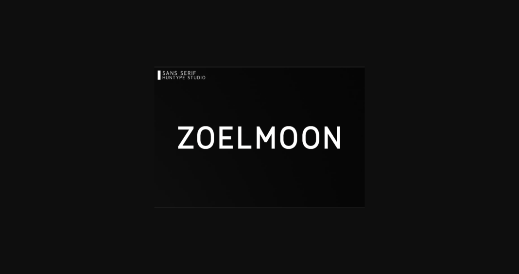 Zoelmoon Font Poster 3