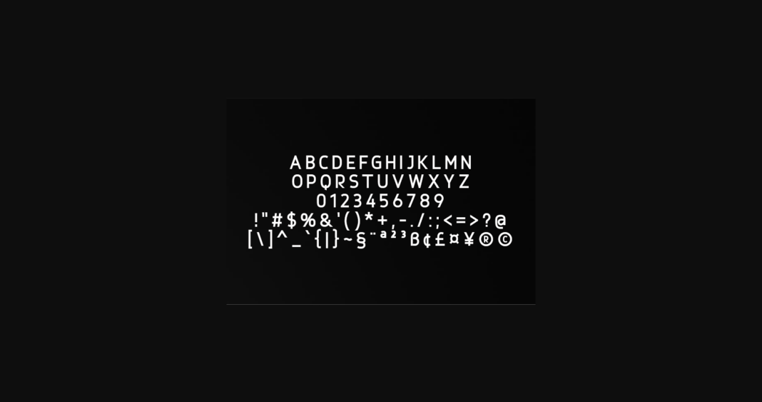 Zoelmoon Font Poster 4