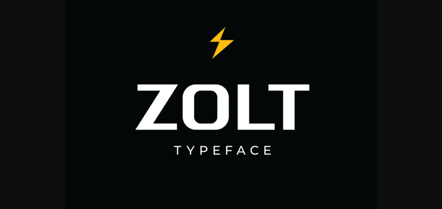 Zolt Font Poster 3