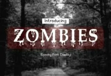Zombies Font Zombies Font Poster 1