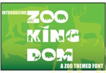 Zoo Kingdom Font Poster 1