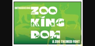 Zoo Kingdom Font Poster 1