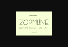 Zoomline Font Zoomline Font Poster 1
