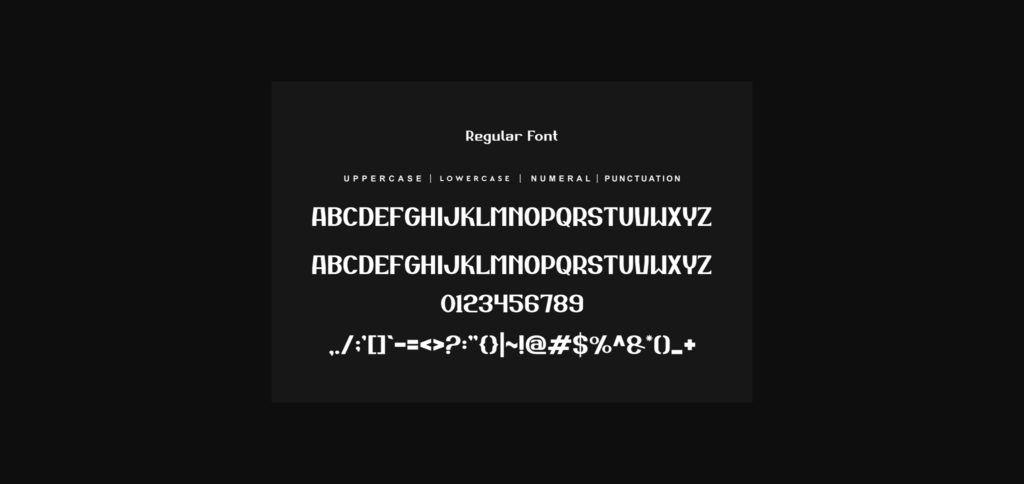 Zoredo Blocker Font Poster 9