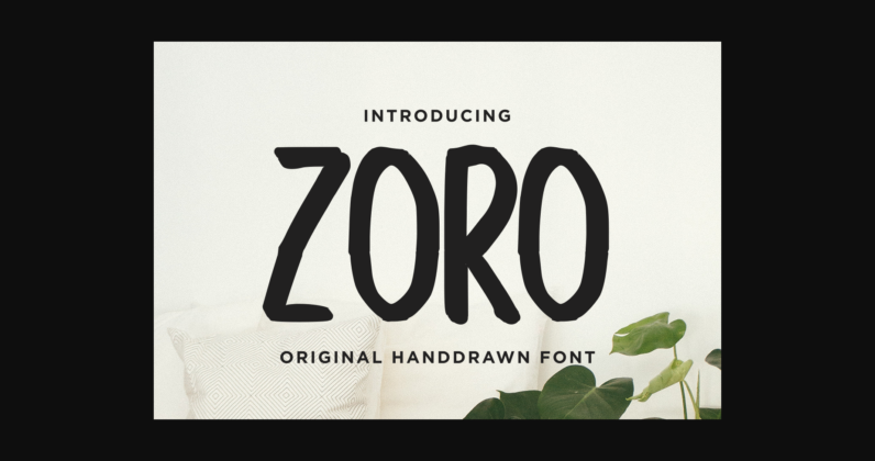 Zoro Font Poster 3