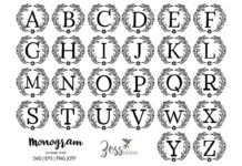 Zoss Monogram Font Poster 1