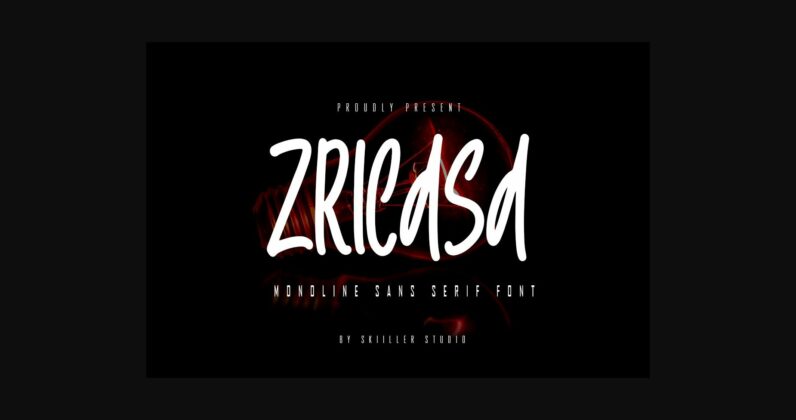 Zricasa Font Poster 3