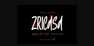 Zricasa Font Poster 1