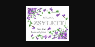 Zsylettpro Font Poster 1