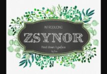 Zsynor Font Poster 1