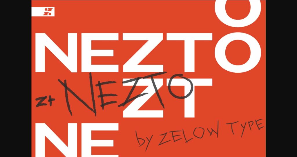 Zt Nezto Font Poster 3