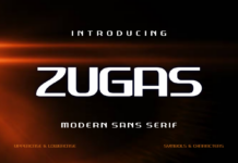 Zugas Font Poster 1