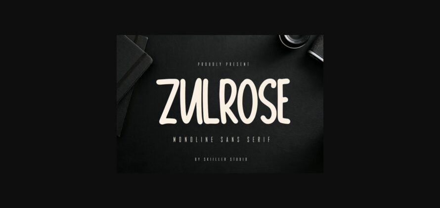 Zulrose Font Poster 3