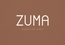 Zuma Font Poster 1