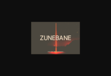 Zunebane Font Poster 1