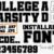 Ab College Outline Font