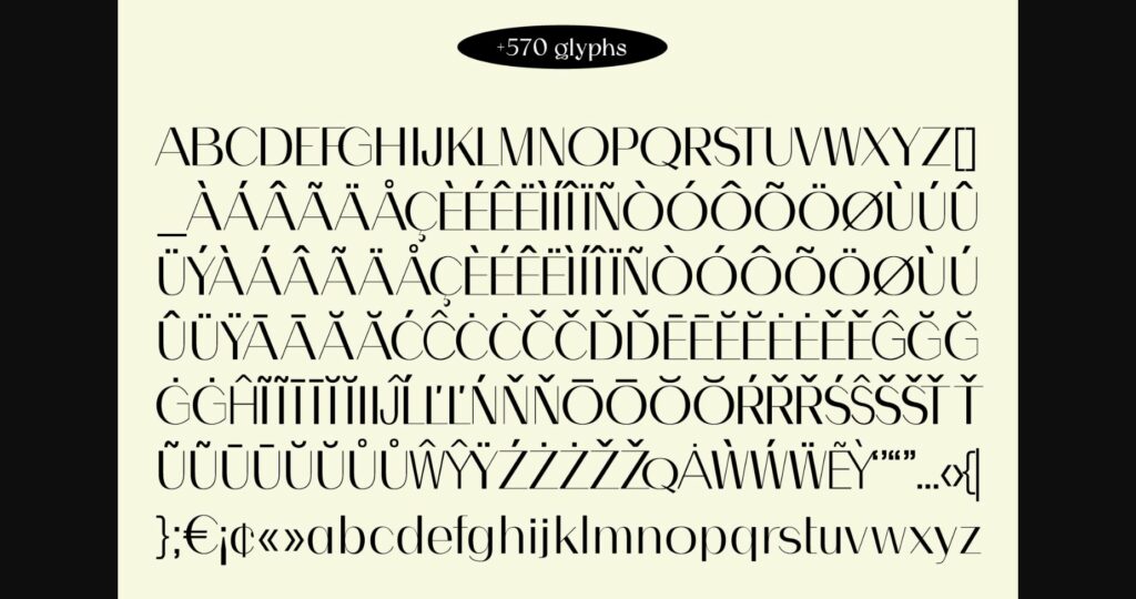 Adiba Font Poster 11