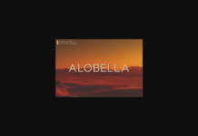 Alobella Font Poster 1