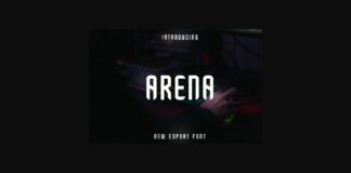 Arena Font Poster 1