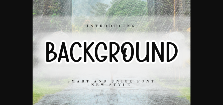 Background Font Poster 3