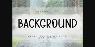 Background Font Poster 1