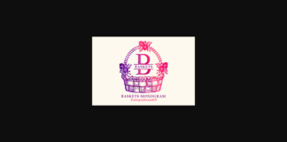 Baskets Monogram Font Poster 1