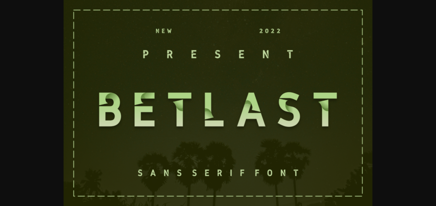 Betlast Font Poster 3