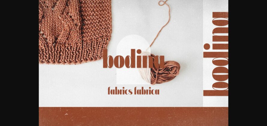 Bodina Font Poster 4