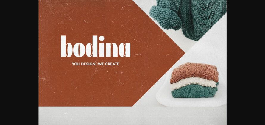 Bodina Font Poster 5