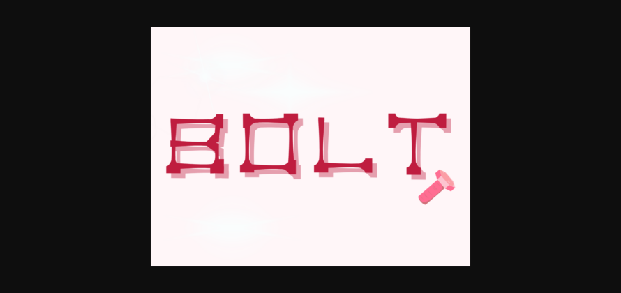 Bolt Font Poster 3