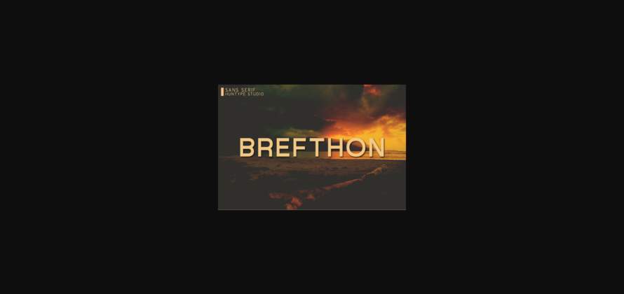 Brefthon Font Poster 3