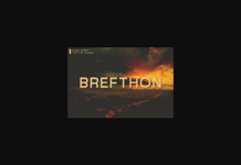 Brefthon Font Poster 1