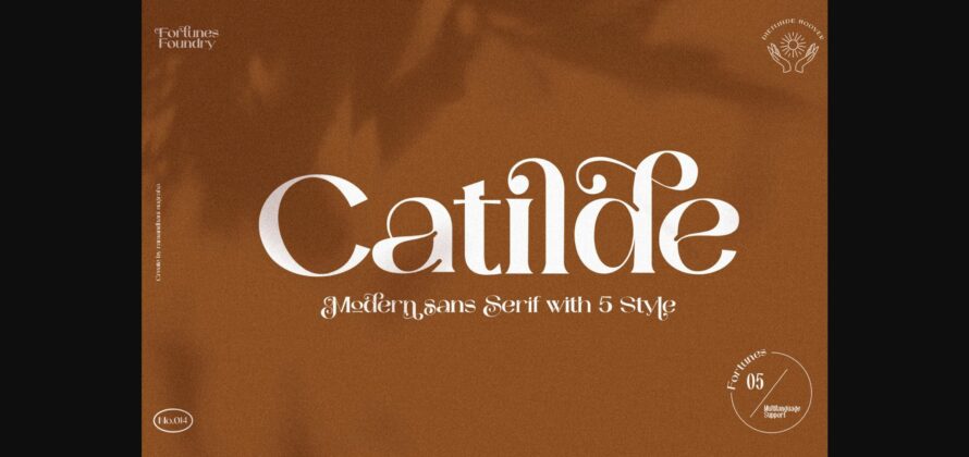 Catilde Font Poster 3