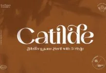 Catilde Font Catilde Font Poster 1