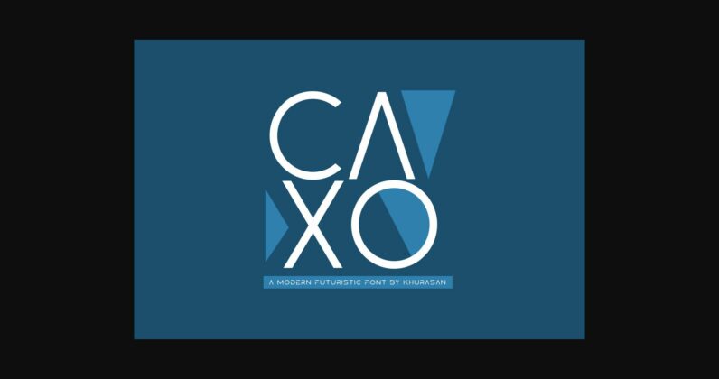 Caxo Font Poster 3