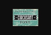 Circusant Font Poster 1