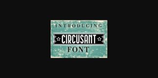 Circusant Font Poster 1