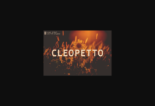 Cleopetto Font Poster 1