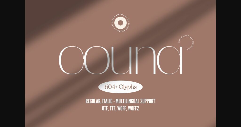 Couna Font Poster 1