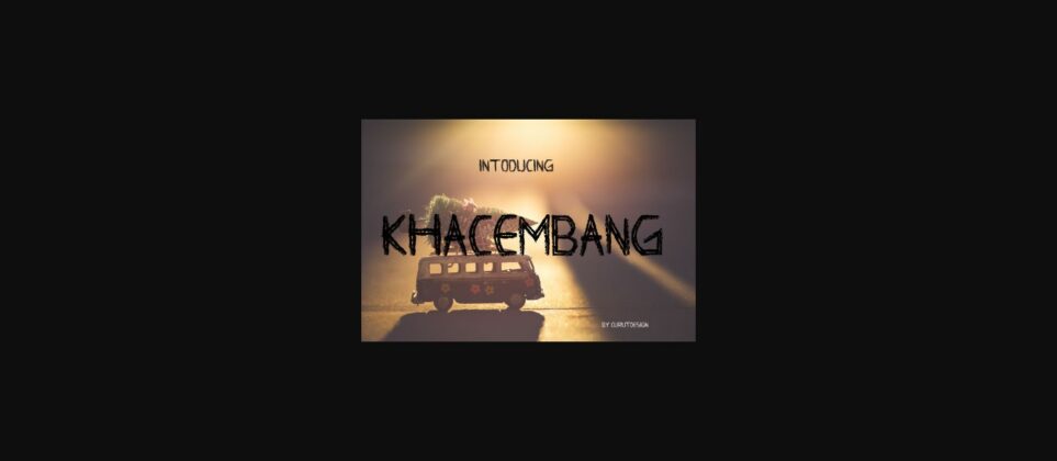 Khacembhang Font Poster 3