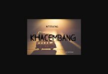 Khacembhang Font Poster 1