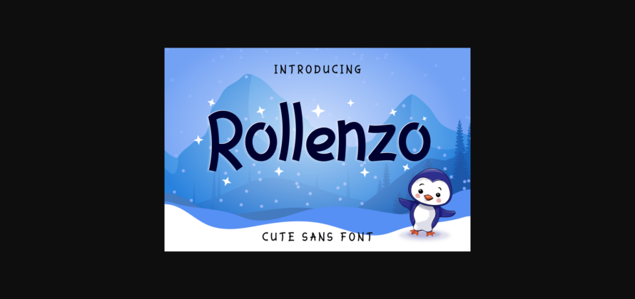 Rollenzo Font Poster 3
