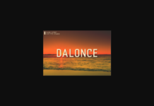 Dalonce Font Poster 1